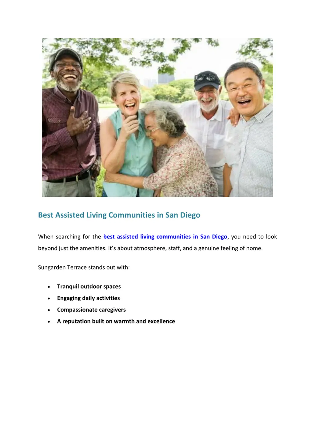 best assisted living communities in san diego
