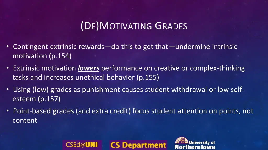 d e m otivating g rades