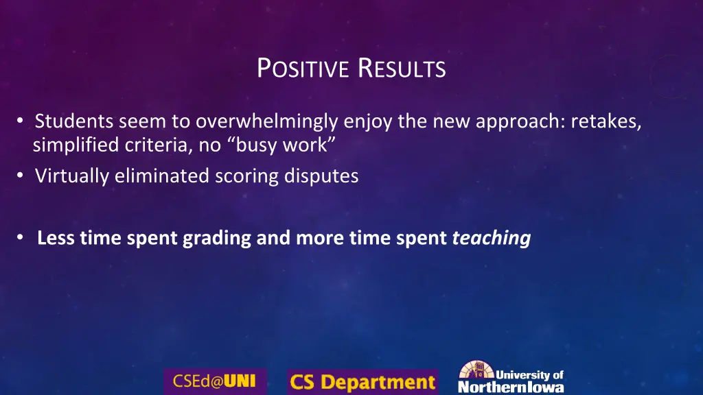 p ositive r esults