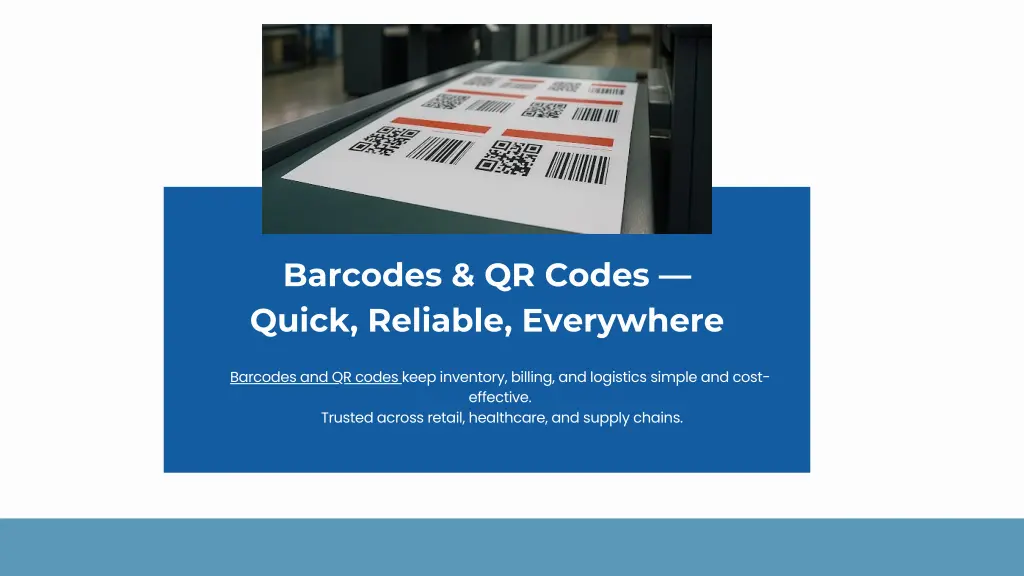 barcodes qr codes quick reliable everywhere