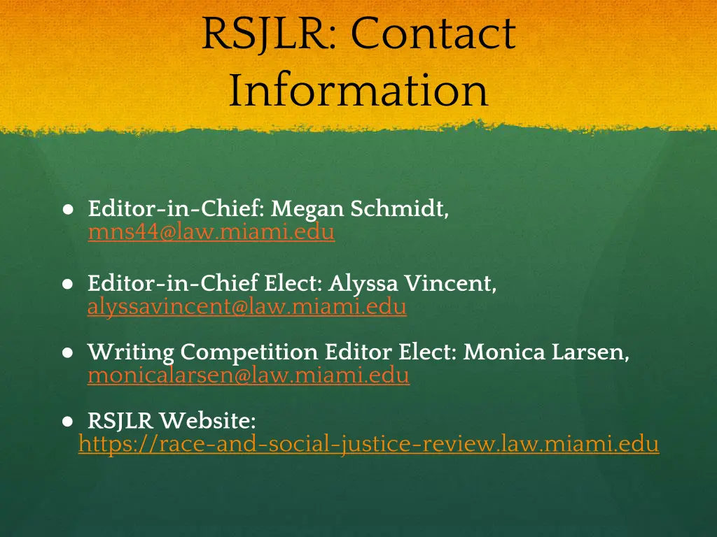 rsjlr contact information