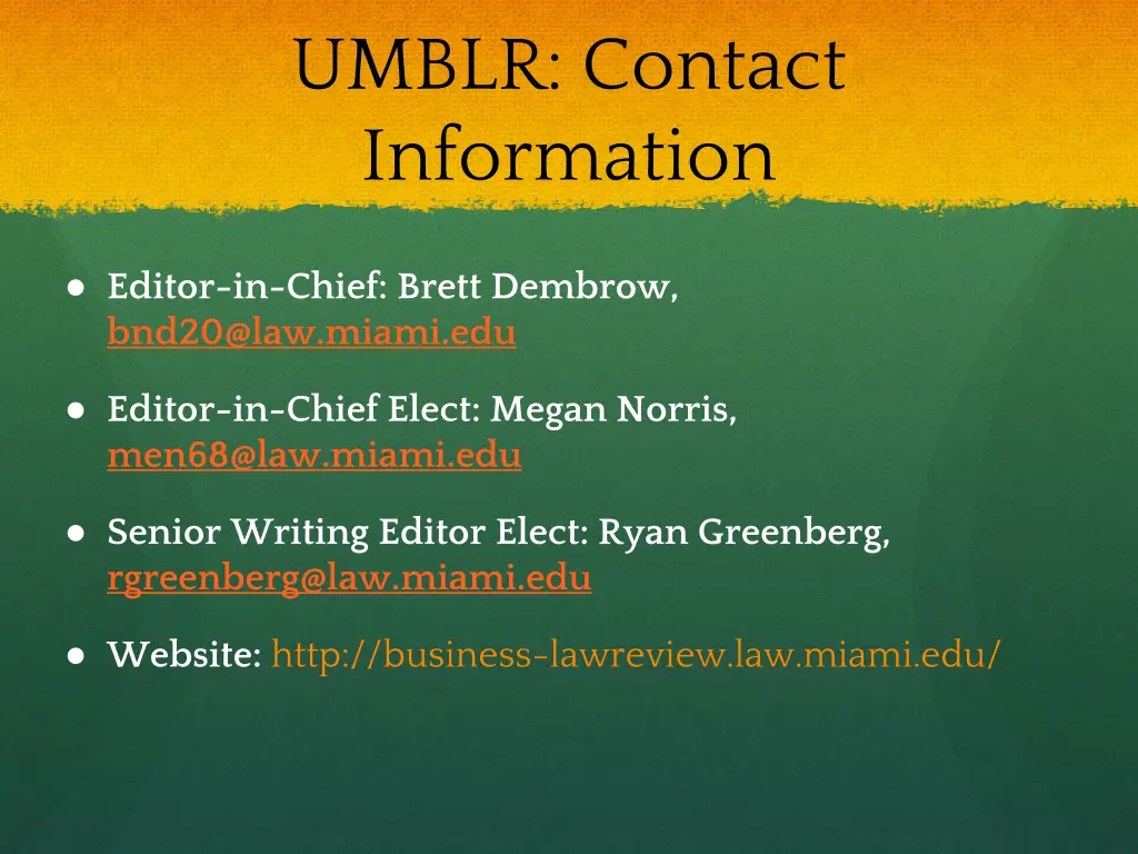 umblr contact information