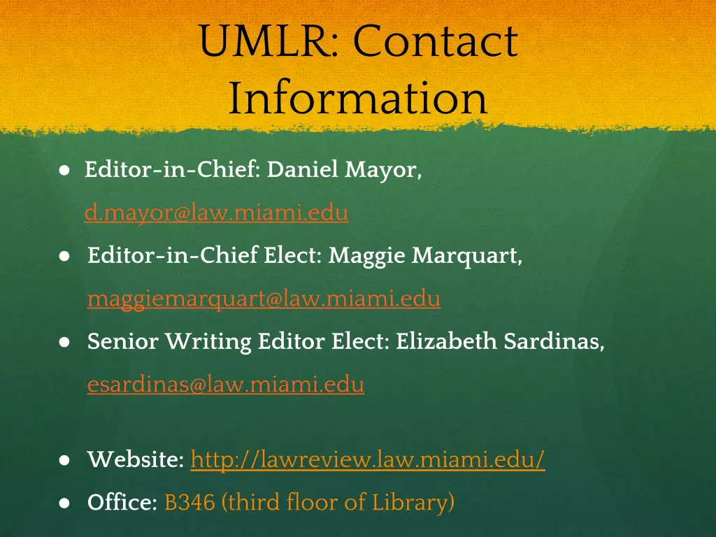 umlr contact information