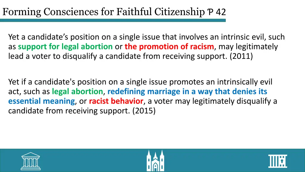 forming consciences for faithful citizenship 42