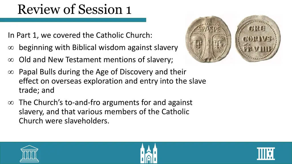 review of session 1
