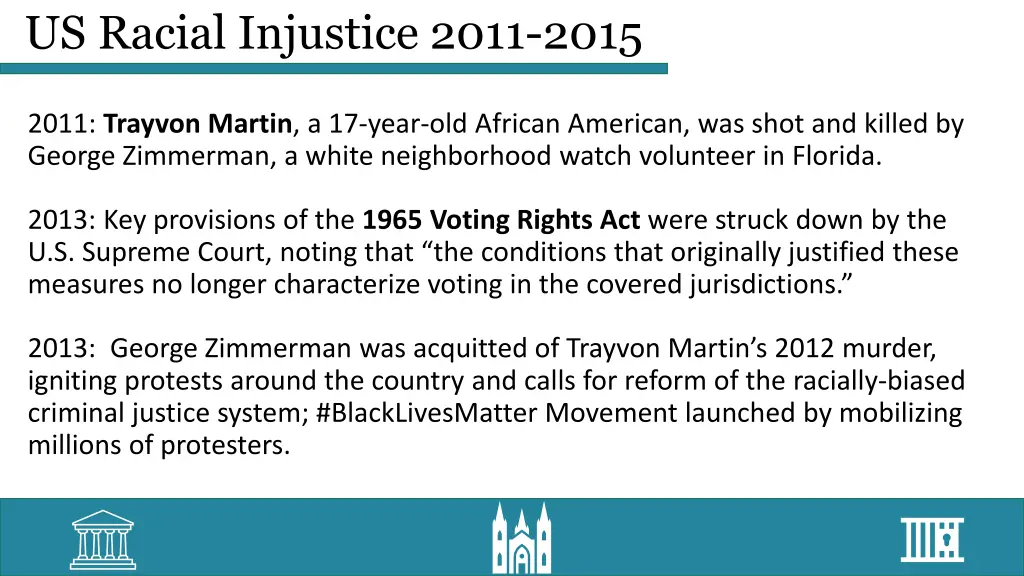 us racial injustice 2011 2015