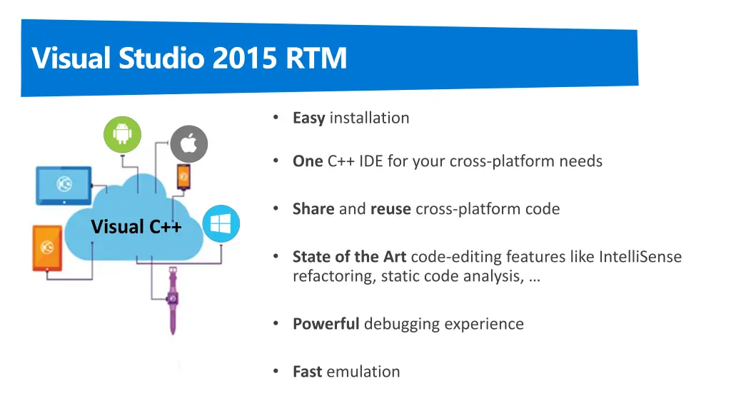 visual studio 2015 visual studio 2015 rtm