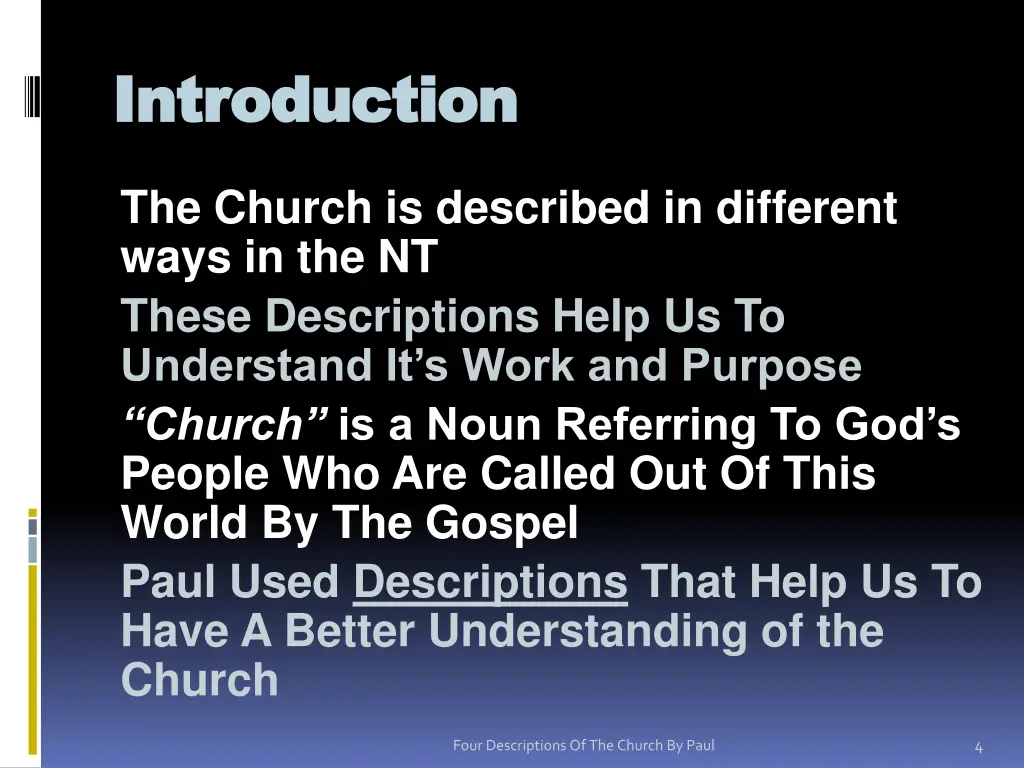 introduction introduction