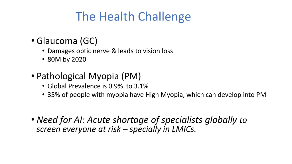 the health challenge 1