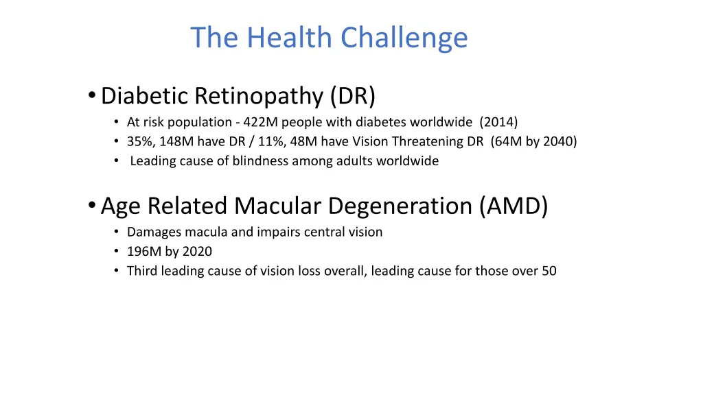 the health challenge
