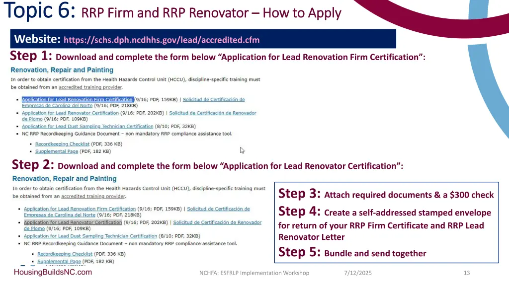 topic 6 topic 6 rrp firm and rrp renovator 1