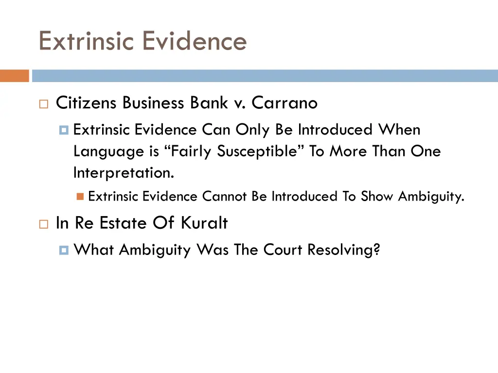 extrinsic evidence