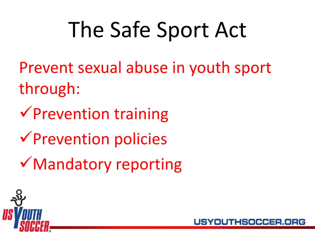the safe sport act 1