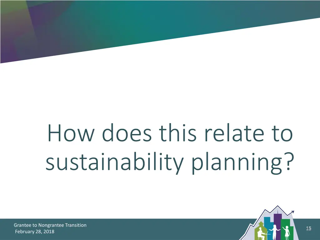 how does this relate to sustainability planning