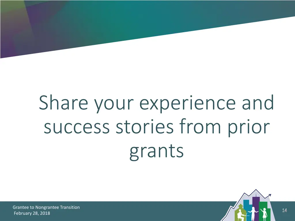 share your experience and success stories from