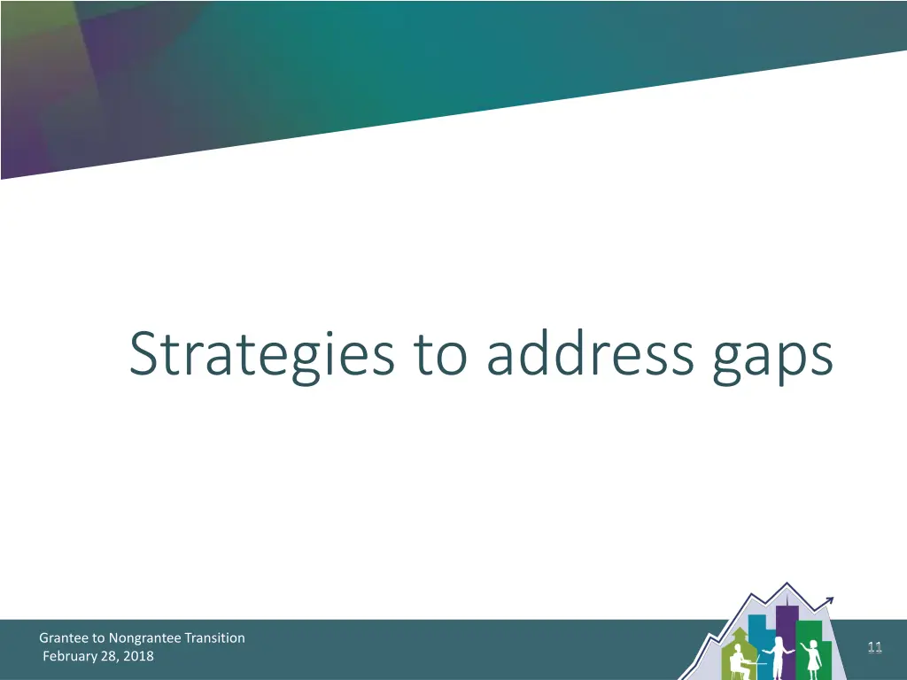 strategies to address gaps
