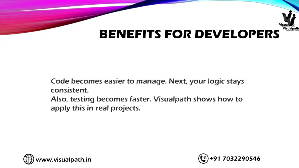 benefits for developers
