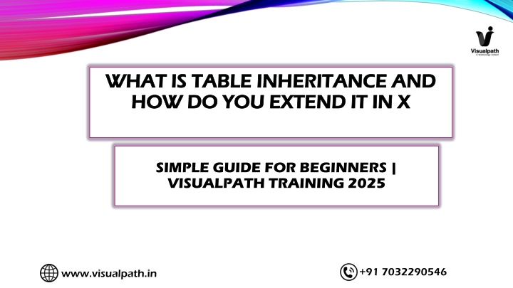 what is table what is table inheritance