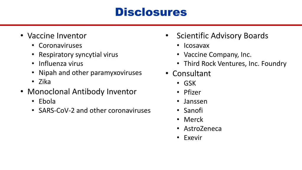 disclosures