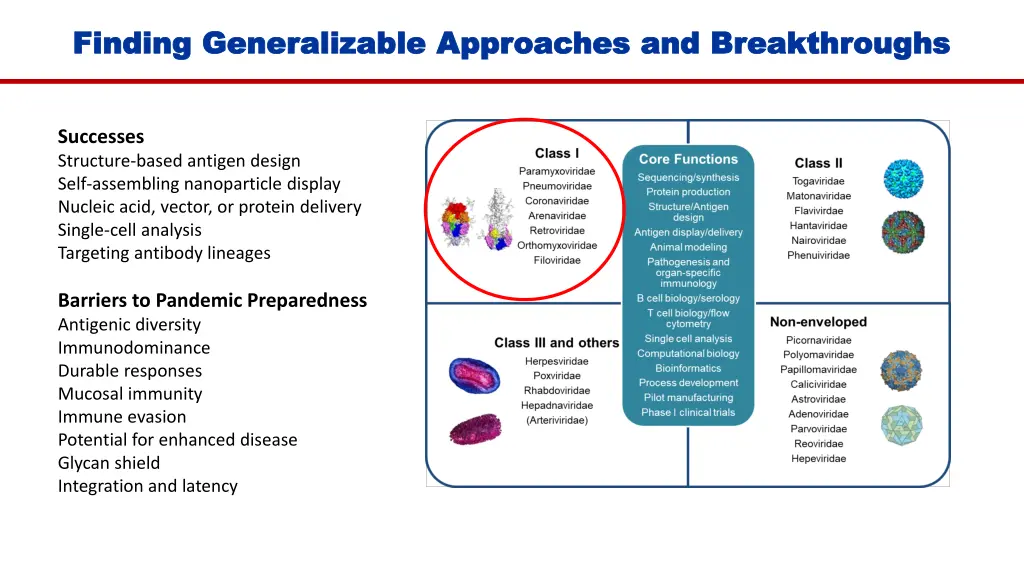 finding generalizable approaches