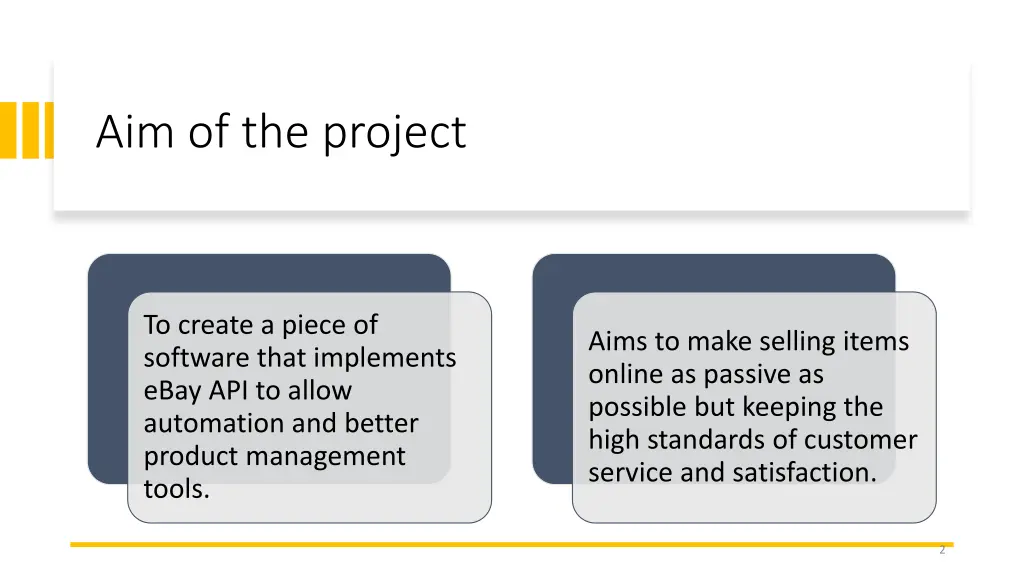 aim of the project