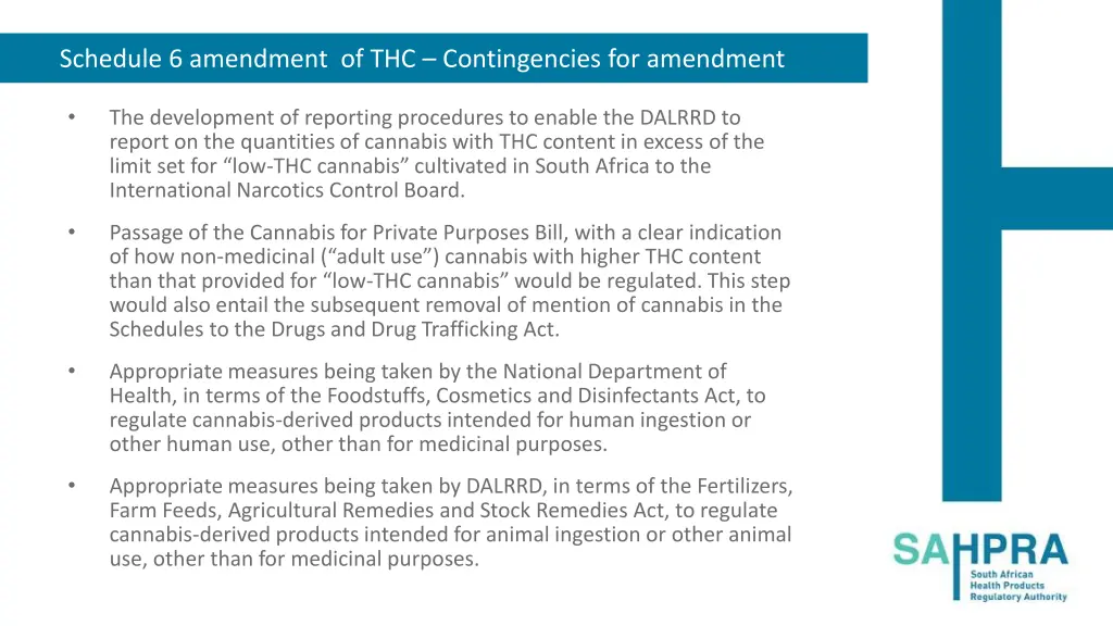 schedule 6 amendment of thc contingencies 2