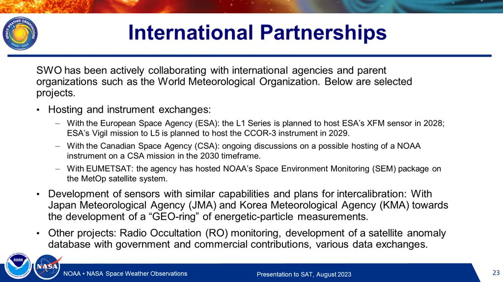 international partnerships