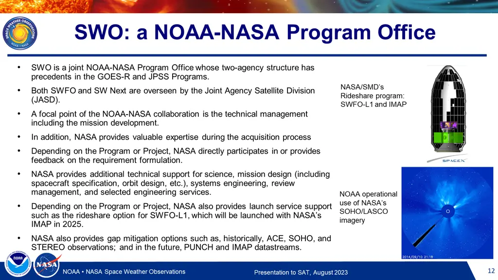 swo a noaa nasa program office