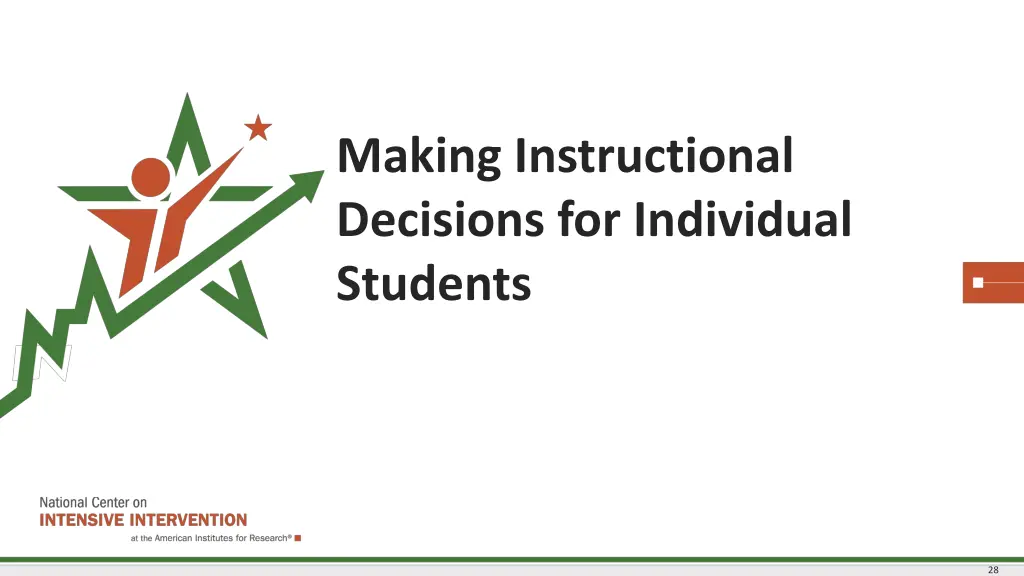 making instructional decisions for individual