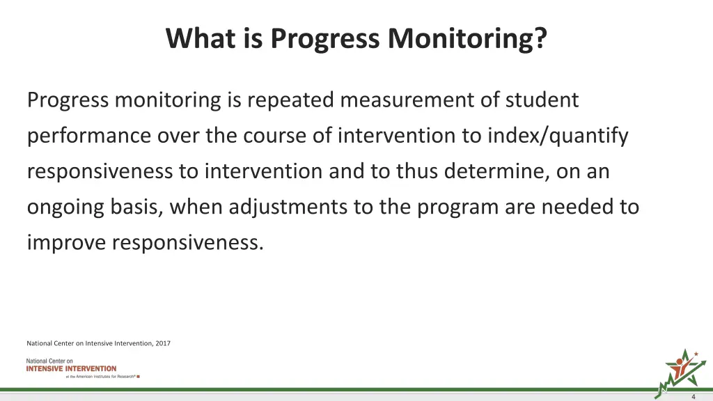 what is progress monitoring