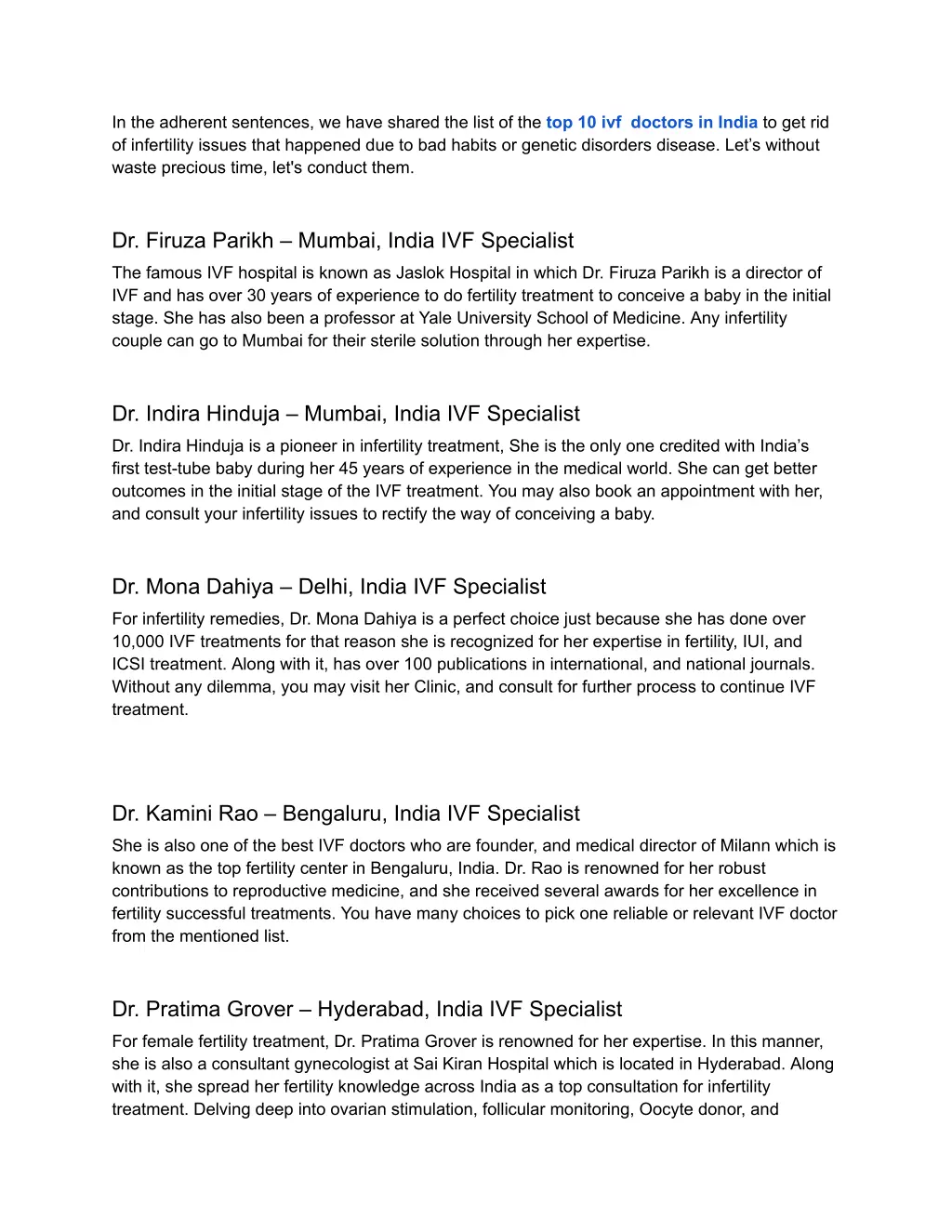 in the adherent sentences we have shared the list