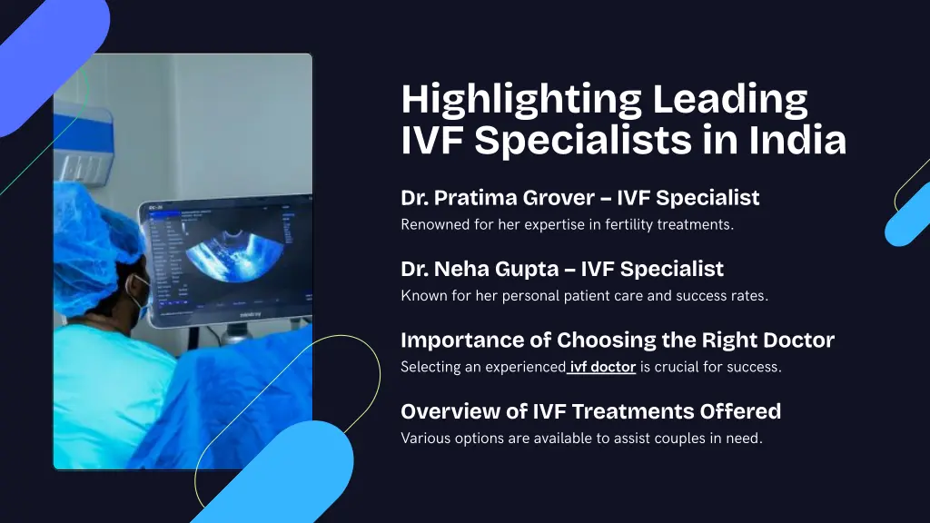 highlighting leading ivf specialists in india 1