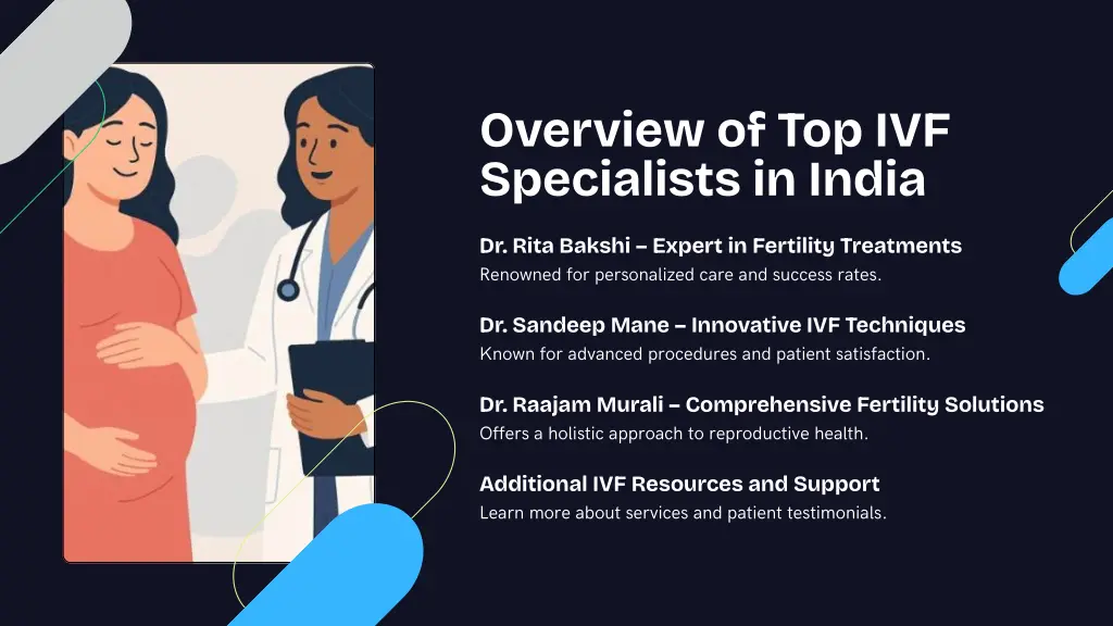 overview of top ivf specialists in india
