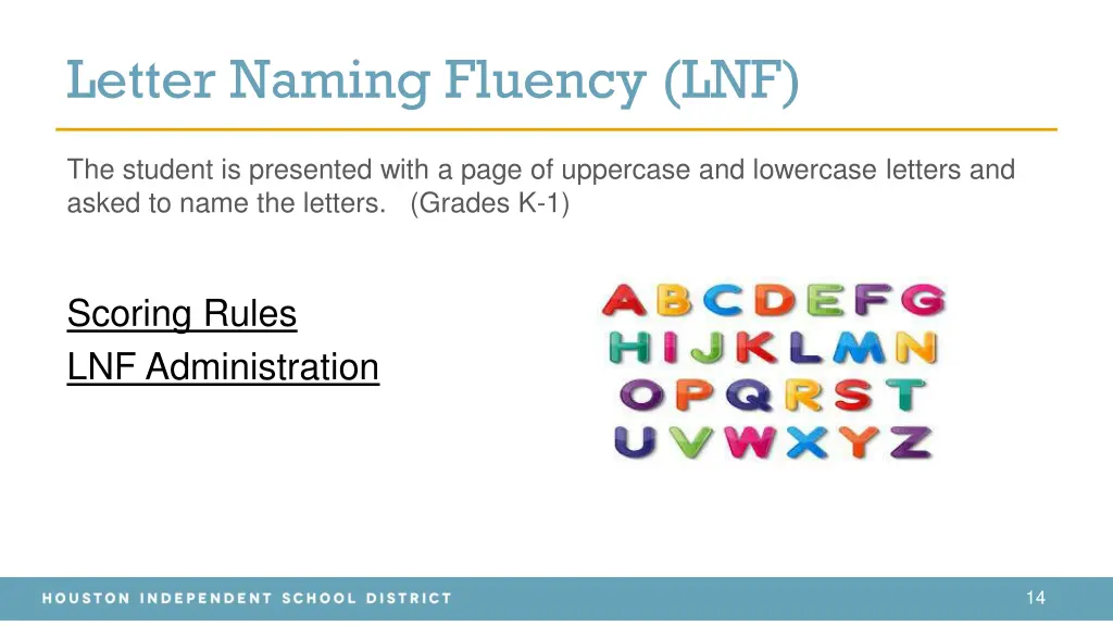 letter naming fluency lnf