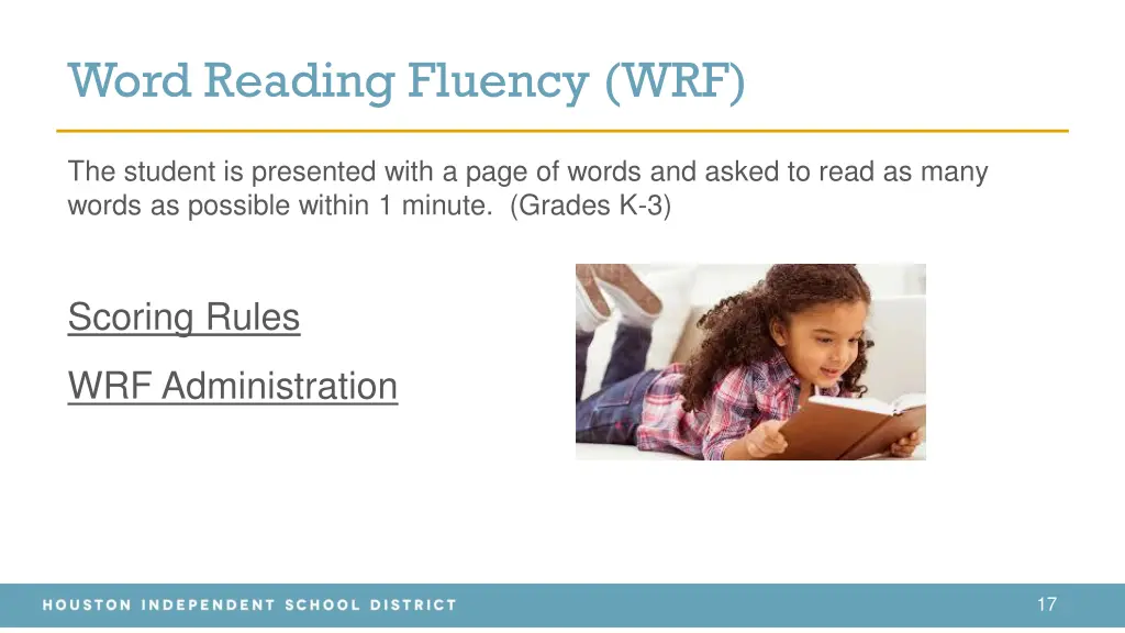 word reading fluency wrf