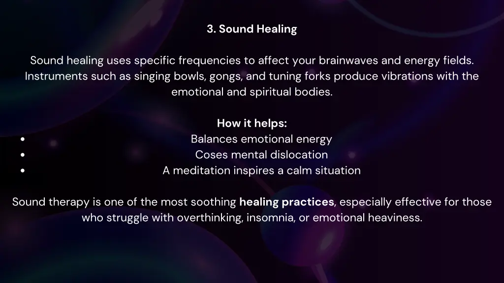 3 sound healing
