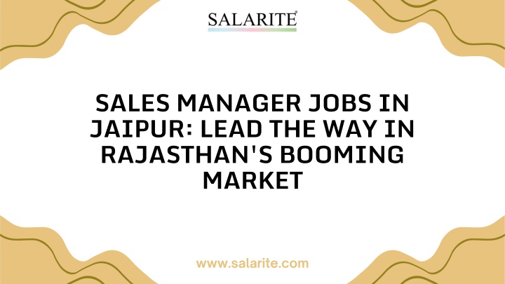 sales manager jobs in jaipur lead