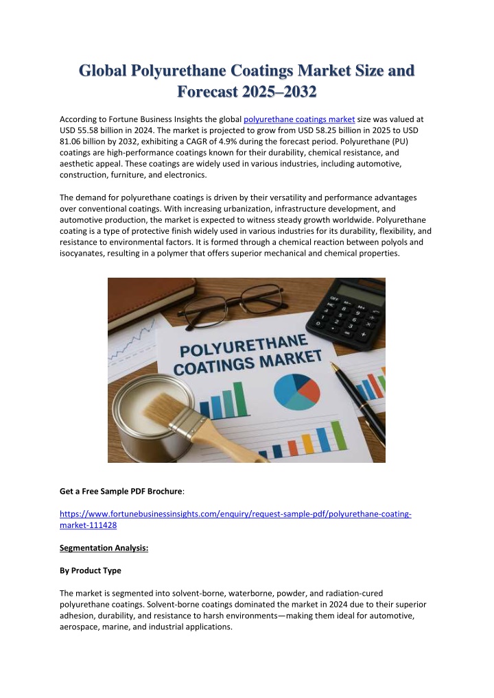 global polyurethane coatings market size
