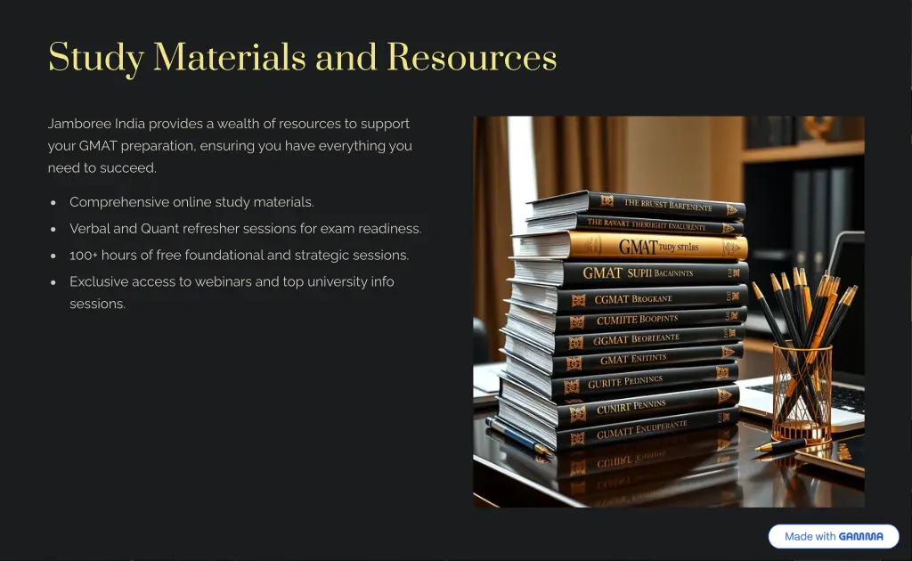 study materials and resources