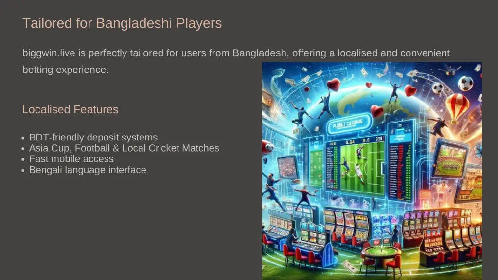 tailored for bangladeshi players