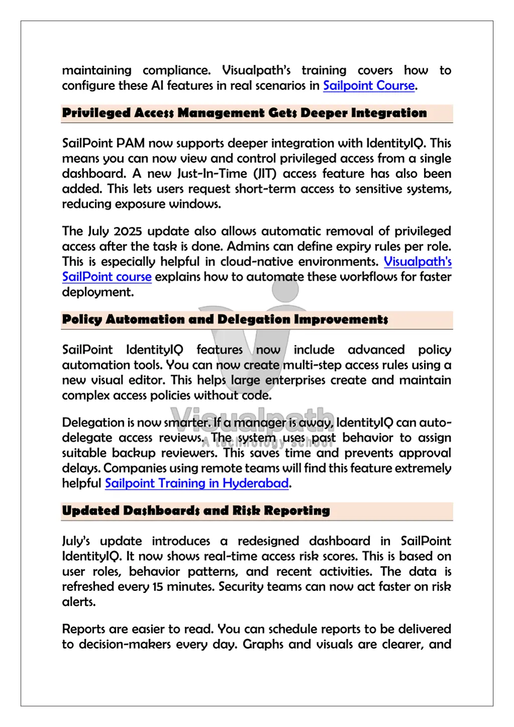 maintaining compliance visualpath s training