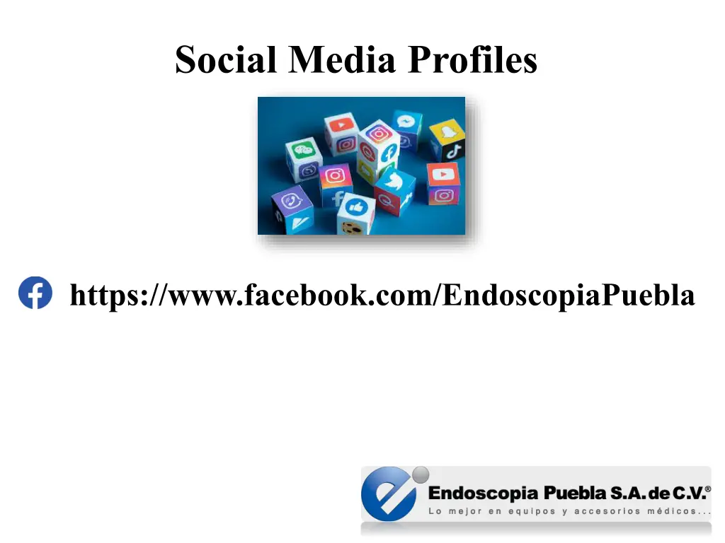 social media profiles