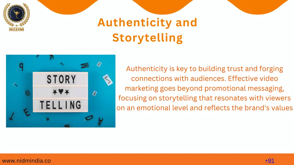 authenticity and storytelling