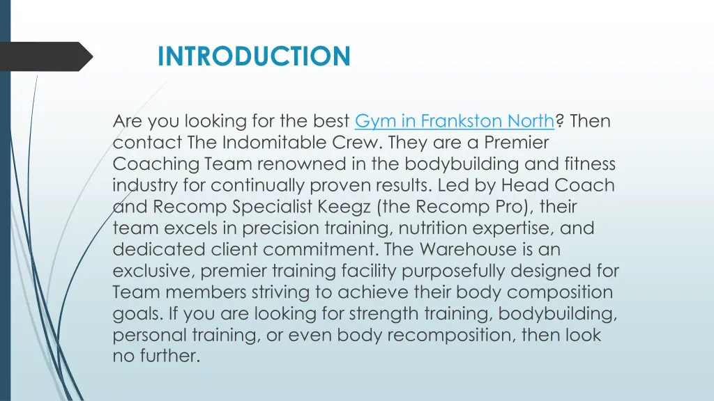 introduction