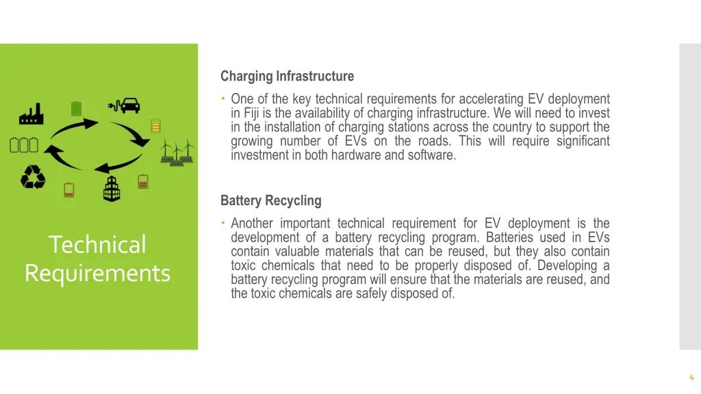 charging infrastructure one of the key technical