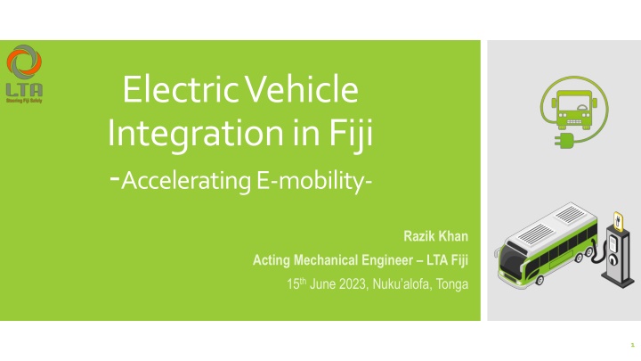 electric vehicle integration in fiji accelerating