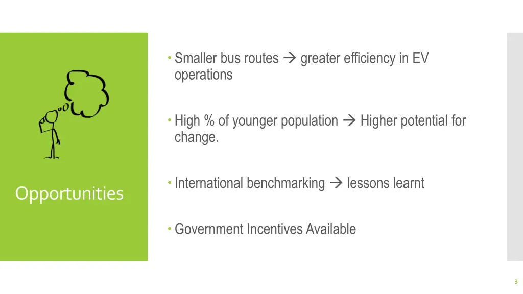 smaller bus routes greater efficiency
