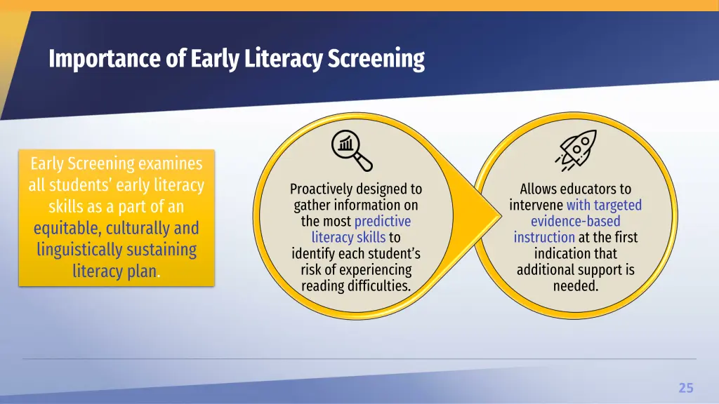 importance of early literacy screening