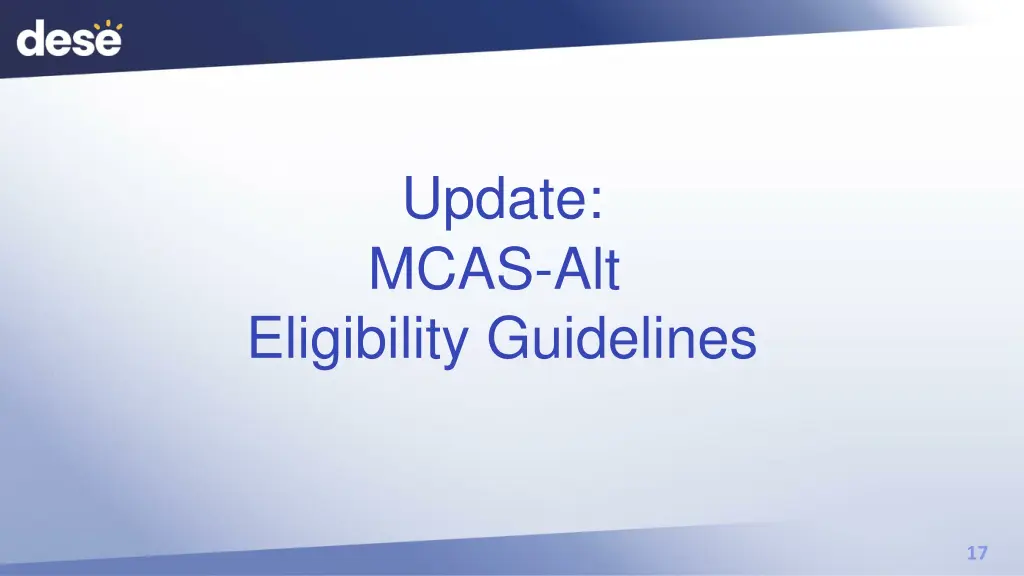 update mcas alt eligibility guidelines