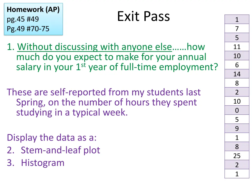 homework ap pg 45 49 pg 49 70 75